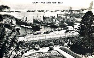 ORAN - VUE SUR LE PORT - 1913
